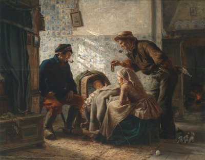 At the Cradle by Karl Hübner